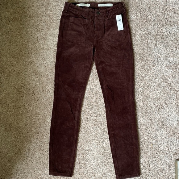 Anthropologie Pilcro High-Rise Skinny Corduroy Jeans in Brown - Picture 3 of 6